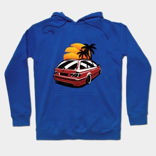 Red E39 Touring Sunset Hoodie